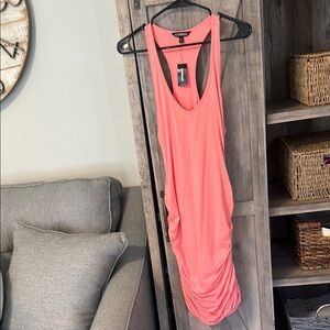 NWT Women’s Express V-Neck Pink Tank Dress